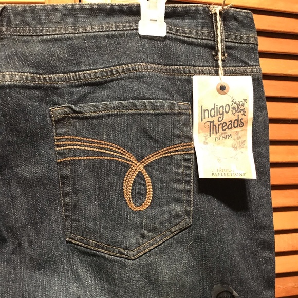 Indigo Threads Modern Fit Blue Denim Jeans - Picture 7 of 8